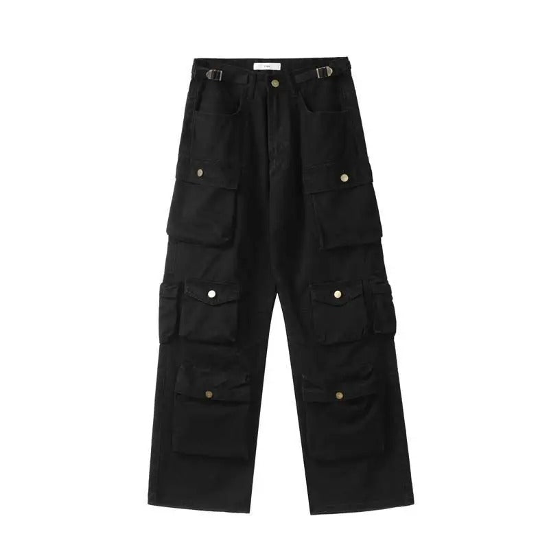 Vintage Multi-Pocket Mens Cargo Pants